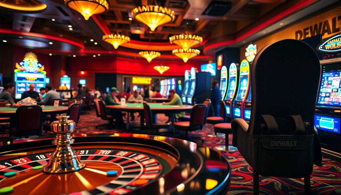 DeWalt tools enhance precision in casino maintenance tasks, ensuring optimal gaming experiences.