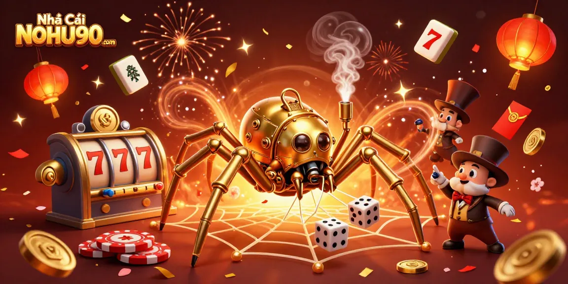 Experience exciting gameplay at Nhà Cái NOHU90 com with dynamic slot games and stunning casino illustrations.