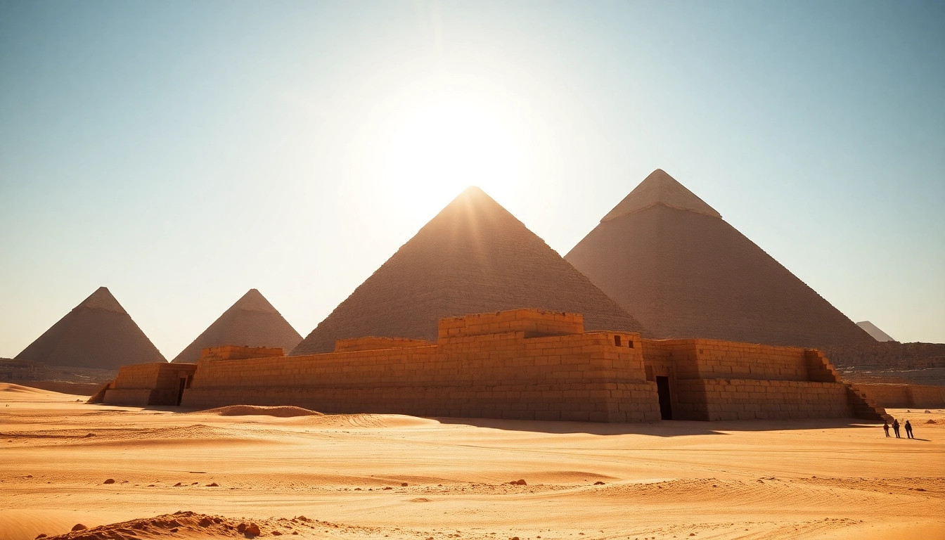 Explore the Great Pyramids of Giza at https://piraminds.com/ showcasing their magnitude and ancient beauty.