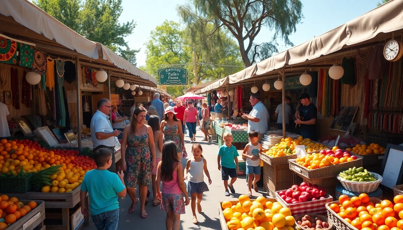 Discover vibrant things to do in Clarksburg ca at a lively outdoor market.