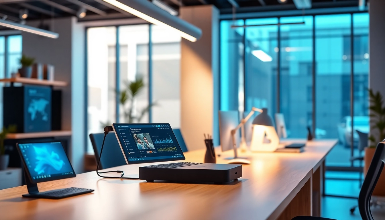 Showcase of das 142 in a modern office setting with sleek design and professional ambiance.
