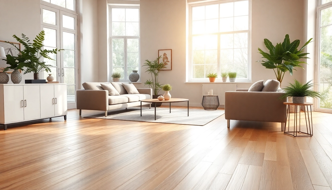 Enhance your home with discount vinyl flooring in a modern living space featuring natural lighting.