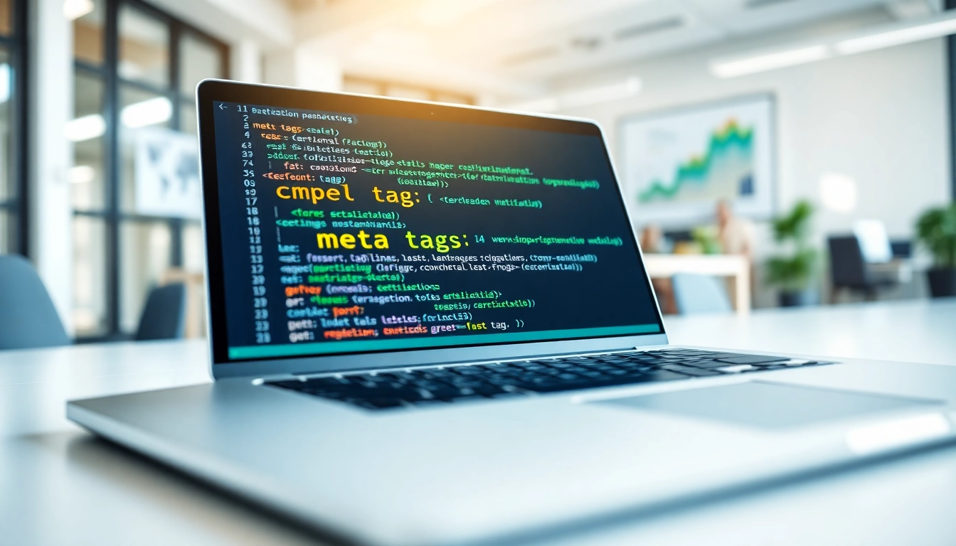 Visual representation of effective meta tags for website optimization.