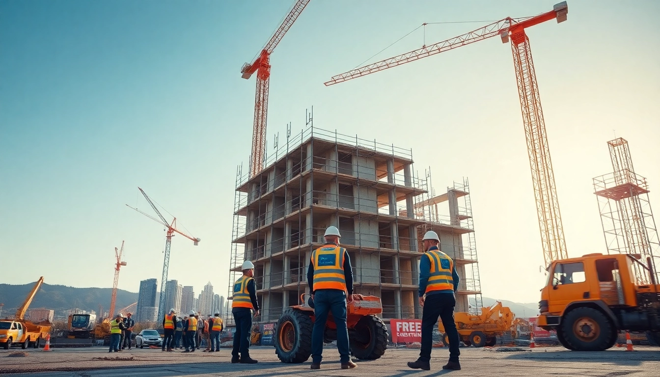 Engaging view of colorado construction news highlighting workers, machinery, and urban development.