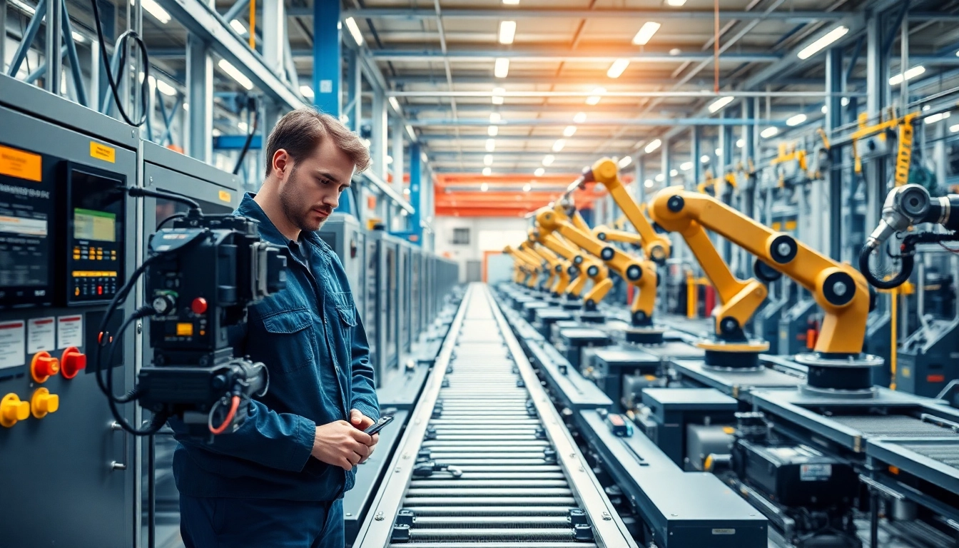 fab tech Industries inc showcasing professionals in a modern industrial automation environment.