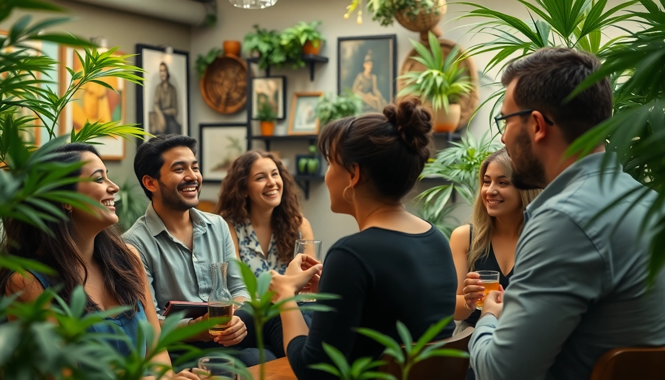 Informations sur cannabis legal espagne dans un club social vibrante à Barcelone.