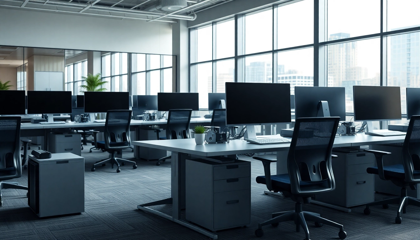 Cyberdan's advanced digital workspace with innovative technology and modern design.