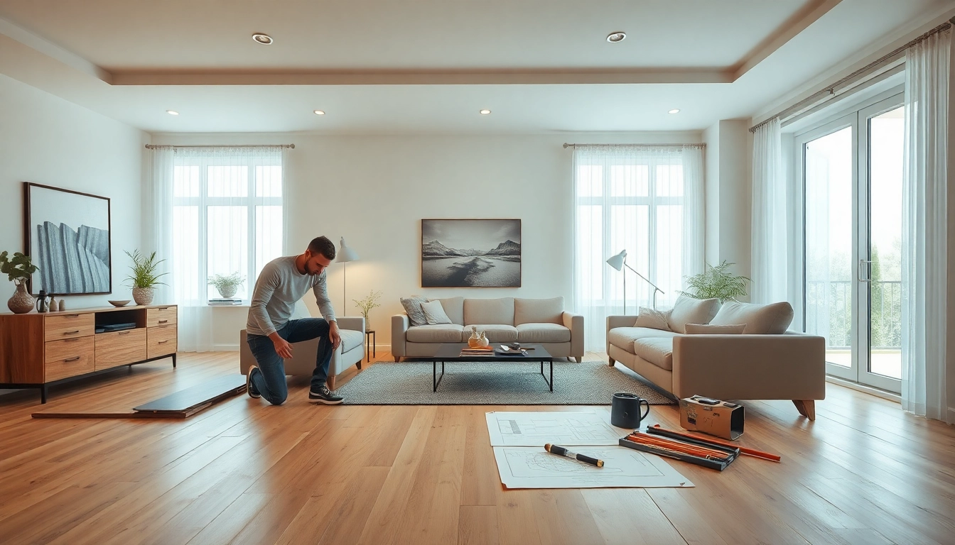 Transform a space with effective Home renovation techniques in a bright modern living room.