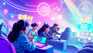 Jelajahi bolahiu game dengan karakter dinamis dalam arena permainan digital yang berwarna-warni.