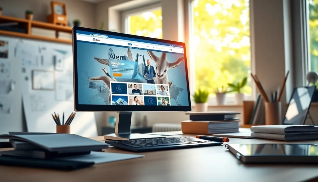 Designing a modern website on https://wpedition.com with digital tools and natural light.