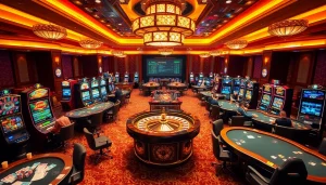 Experience thrilling games at https://kjc.uk.com/ in a vibrant casino featuring poker, roulette, and slots.
