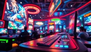 Mengakses lapak303 login game di antarmuka permainan yang futuristik dan interaktif