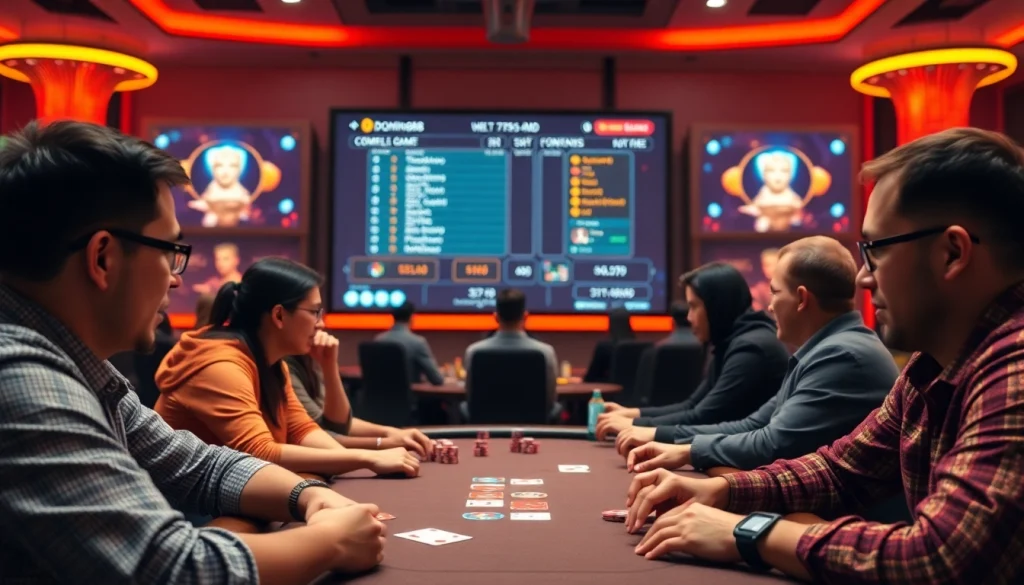 Mengikuti domino88 login poker game dengan pemain terampil dan suasana kompetitif yang dinamis.