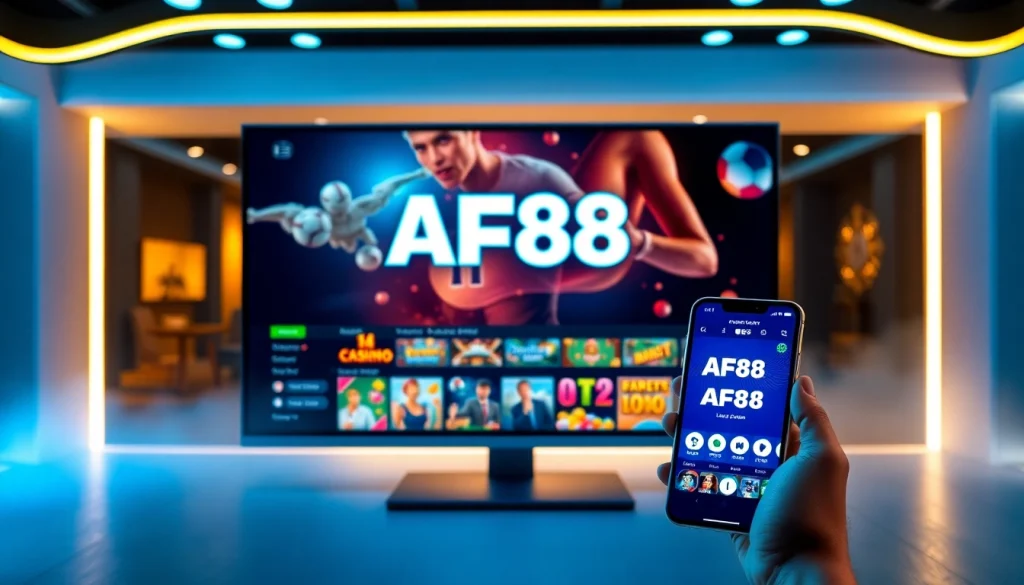 Experience the AF88 online gambling platform with vibrant games and a user-friendly interface.