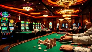 Discover C168.DESIGN as players enjoy high-stakes poker at vibrant casino tables.