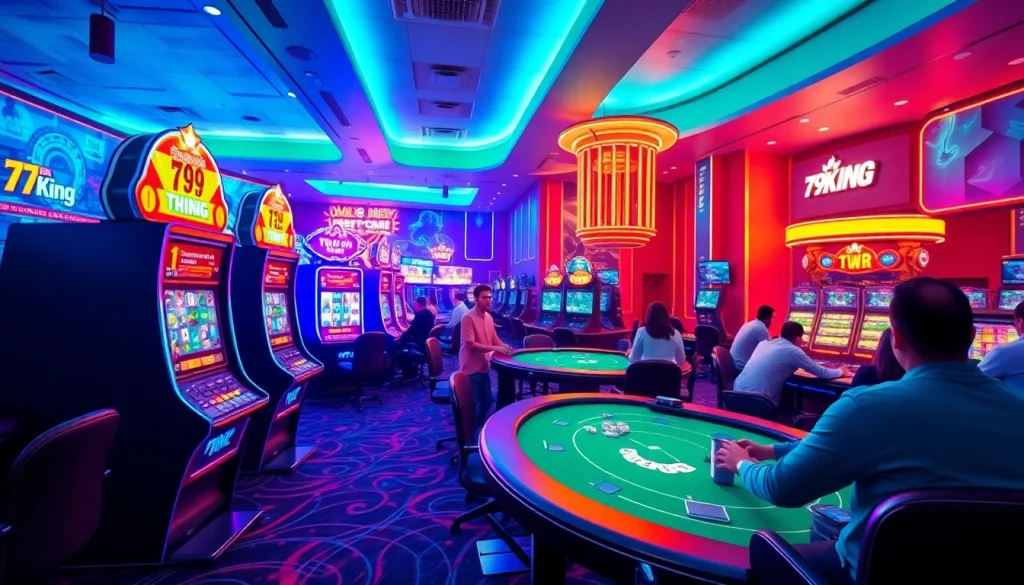 79King online casino showcasing vibrant gaming atmosphere with players