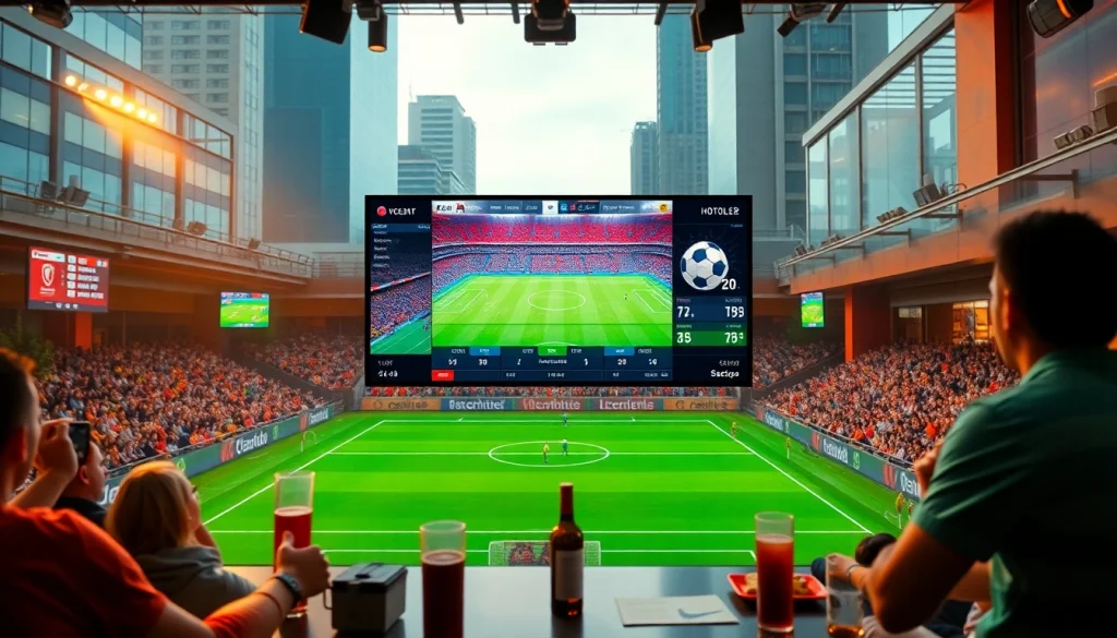 Watch Koora live as fans enjoy an exciting soccer match on a vibrant streaming interface.