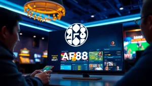 Engaging visual of AF88 online betting interface showcasing user-friendly design.