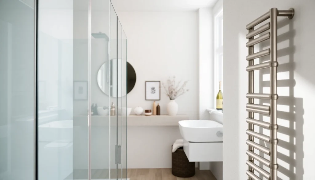 Sonni sanitär Produkte prämieren Badezimmerstil mit eleganten Duschen und modernen Heizkörpern.