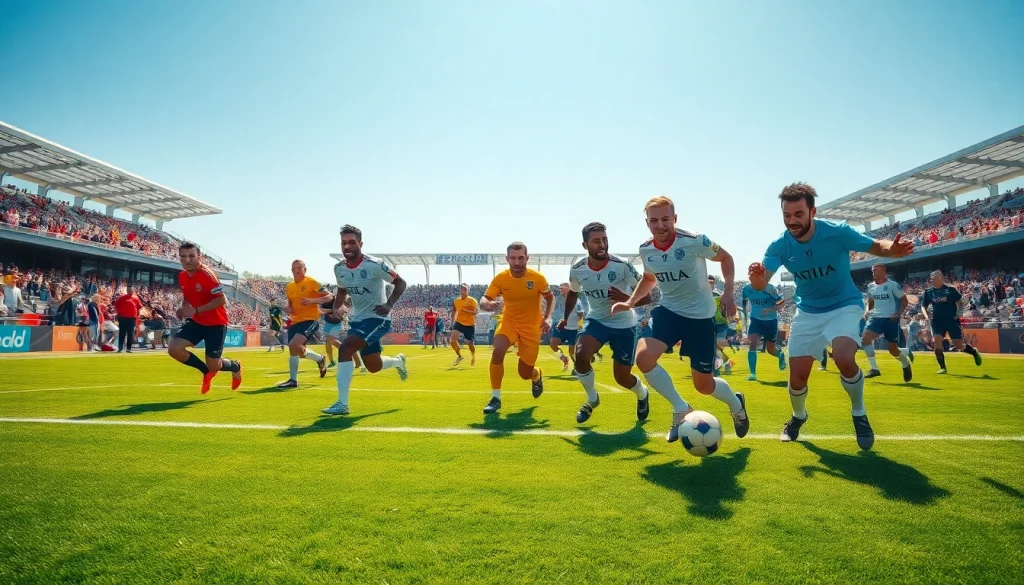 Engaging sports activities with athletes at sportsbytes.com.ph stadium, showcasing competitive spirit.