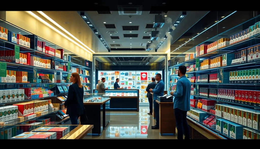 Shop for high-quality products at https://bureenok.com with a variety of cigarettes displayed appealingly.