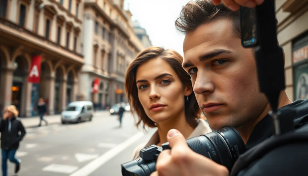 Ritratto artistico da un fotografo di ritratto Milano in un contesto urbano di Milano.