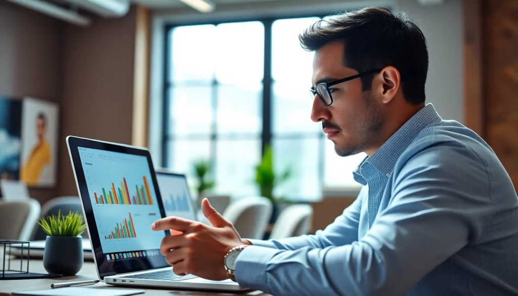 Engage with experts providing google penalty removal service at a modern office setup.