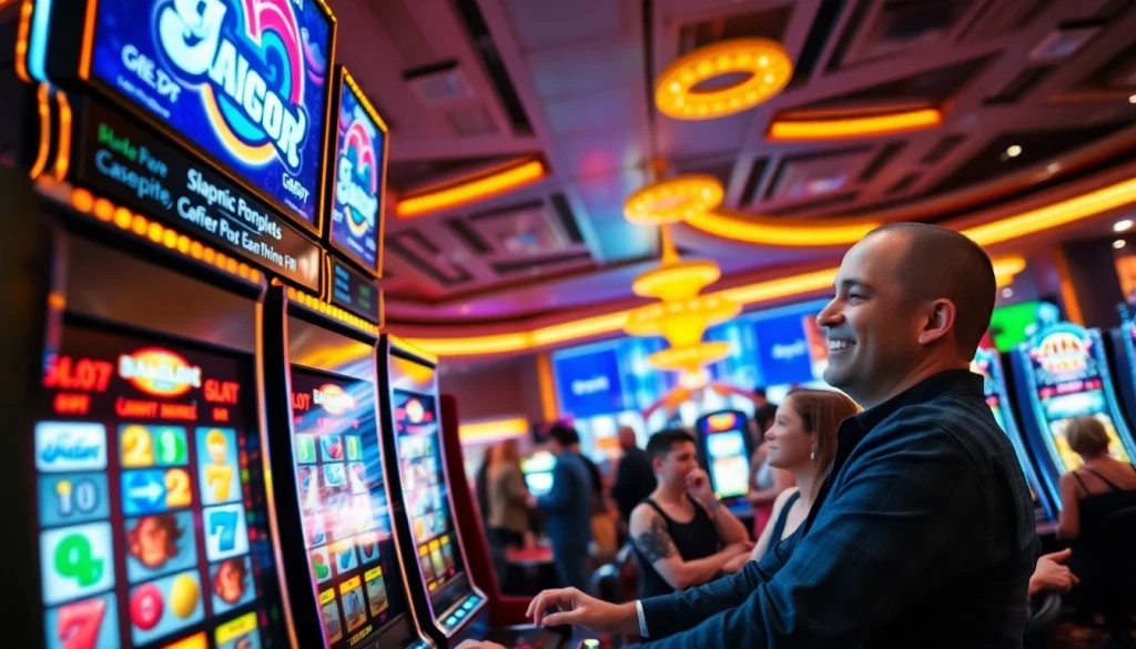 Menangkan slot gacor di kasino dengan pemain yang antusias dan suasana yang ceria.