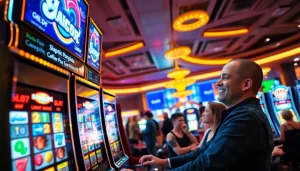 Menangkan slot gacor di kasino dengan pemain yang antusias dan suasana yang ceria.