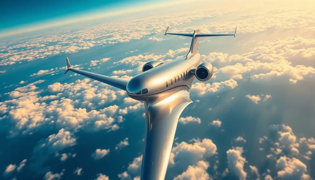 Experience luxurious travel with https://flymarquis.com private jet soaring through clear skies.