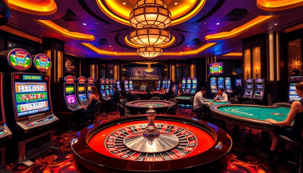 Experience the excitement of 888new with vibrant casino tables and eager players.