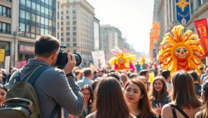 Capture the excitement of a lively event at https://news-parade.com.ua featuring colorful parades and engaged spectators.
