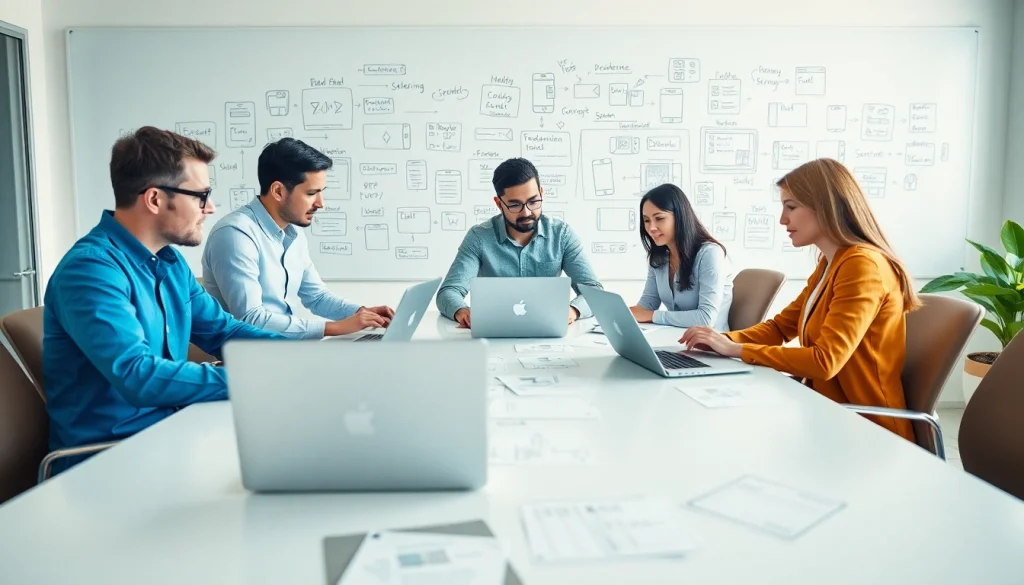 Enhance app development processes with creative ideas in a collaborative workspace.