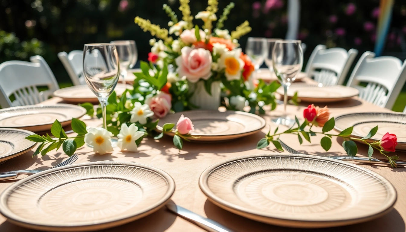 Elegant Choices for Eco-Friendly Wedding Plates That Impress