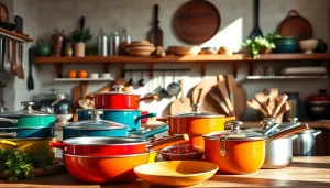 Inspiring kitchenware gift ideas NZ featured in a beautifully arranged rustic kitchen setting.