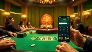 Experience thrilling gameplay with the f12 App at a luxurious casino.