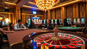 Experience thrilling gameplay at XN 88 with vibrant casino elements and live action.