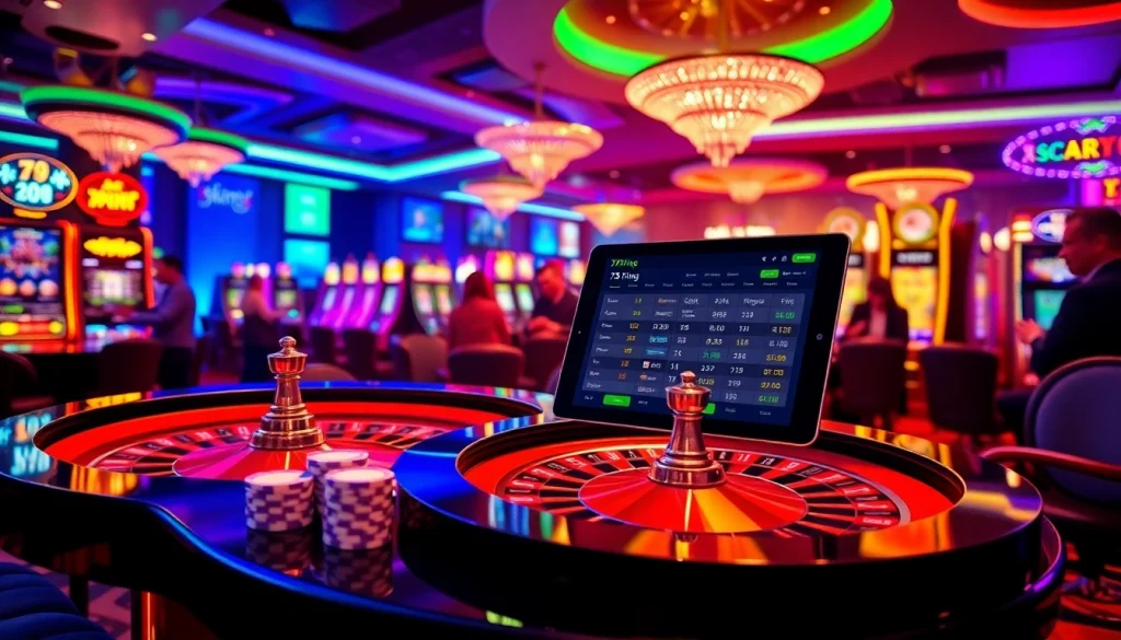 Experience the thrill of betting with 79king at a luxurious casino table.