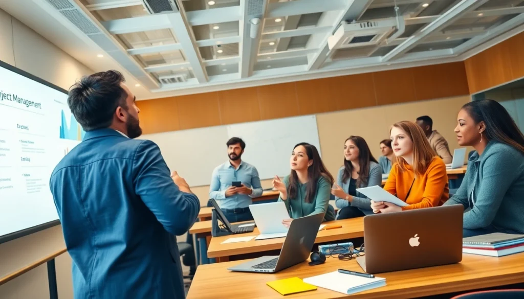 Join a professional training environment at CareerSprints.com with diverse students participating actively.