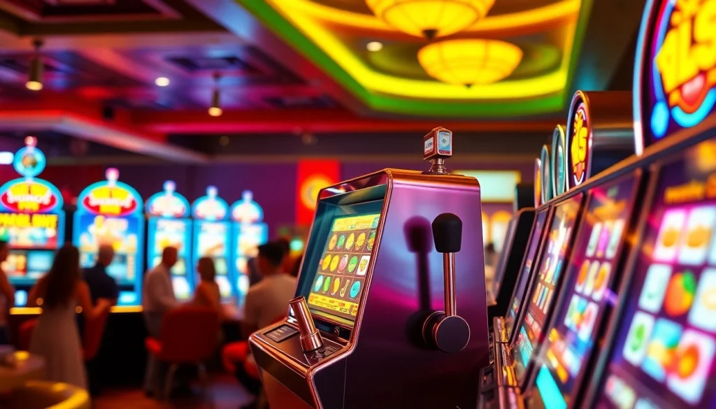 เล่นสล็อตออนไลน์ ในบรรยากาศคาสิโนที่เต็มไปด้วยสีสันและความตื่นเต้น