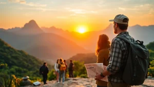 Engaging travel experiences showcased at https://glownexis.com with a professional guide and stunning landscape.