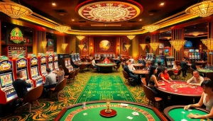 Engage with excitement at trang chủ 789win, featuring lively poker tables, slot machines, and enthusiastic gamblers.