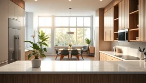 Stunning kitchen renovation showcasing modern design elements and vibrant decor, reflecting a Home renovation project.