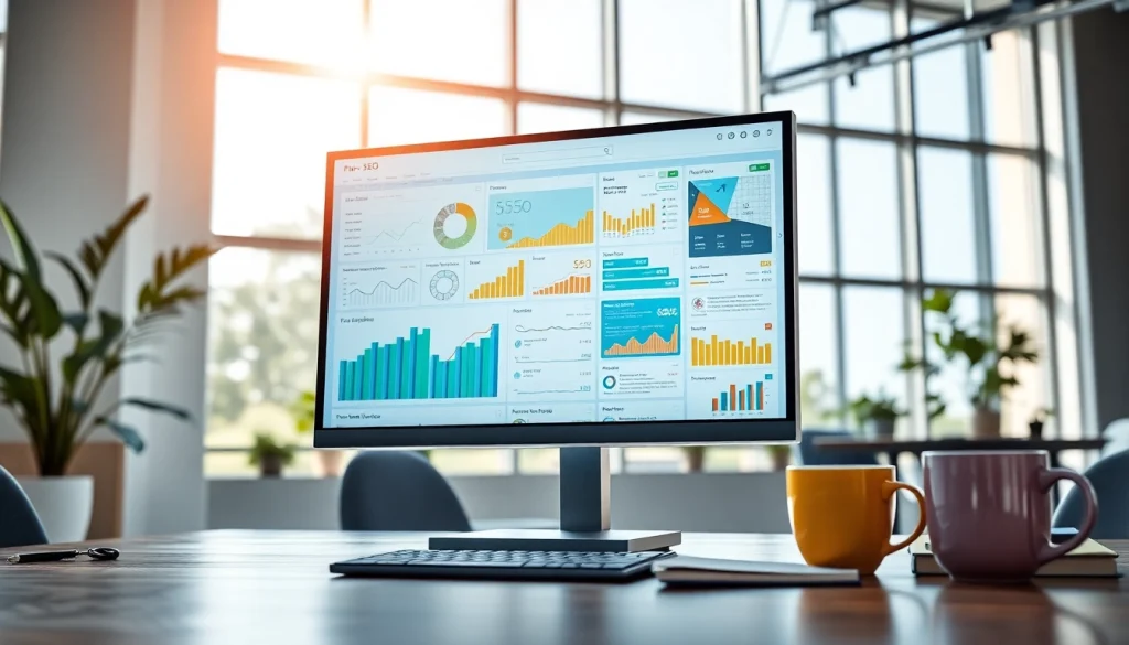 Visual representation of SEO analytics showcasing digital marketing strategy effectiveness.