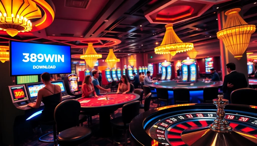 Experience the thrill of online gaming with 389WIN Download for immersive casino action.