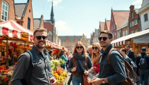 Bezoekers genieten van lokale producten op https://allesinutrecht.nl markt in Utrecht