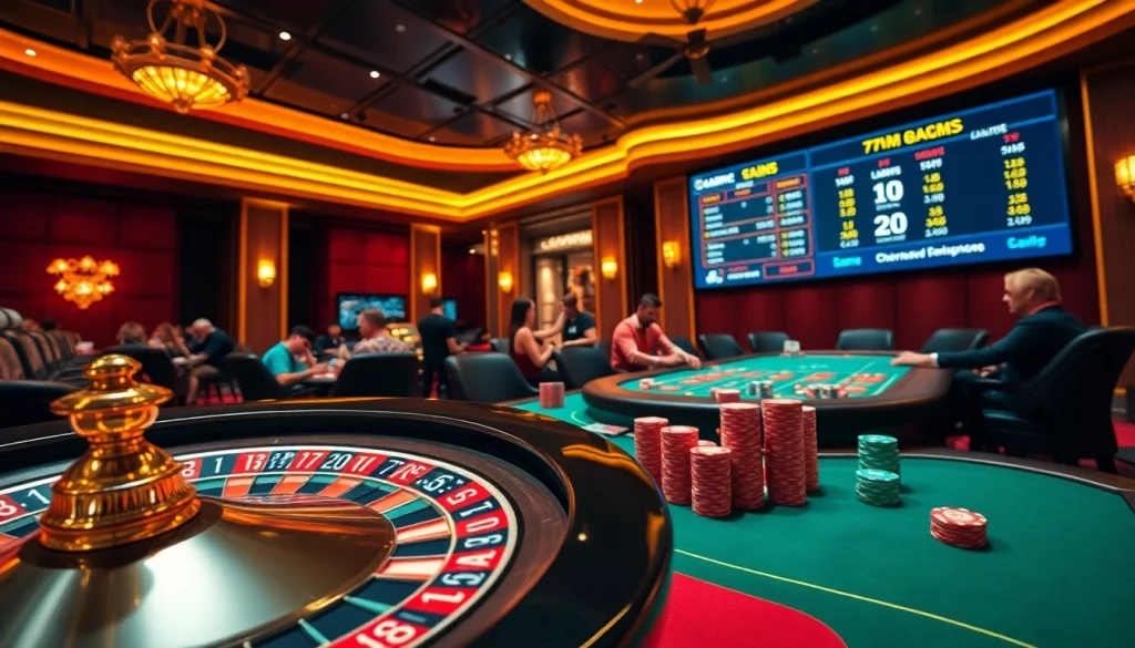 Experience high-stakes excitement at a luxurious casino featuring 7m sports betting.