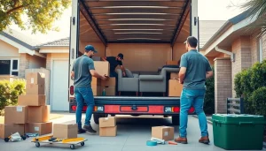 Efficient interstate removalists Wollongong loading a moving truck with care and professionalism.