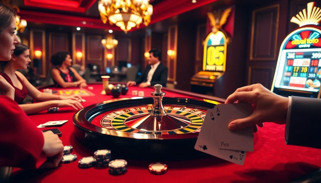 Experience the thrill of gambling with obral toto at a luxurious casino table.