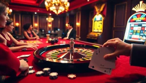 Experience the thrill of gambling with obral toto at a luxurious casino table.